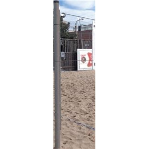 ALUMINUM RECREATIONAL VOLLEYBALL SYSTEM (OPT GROUND SLEEVE)-BISON INC-Home Team Sports & Apparel