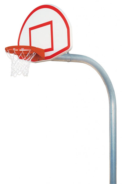 MEGA DUTY 5 9/16" WHITE ALUMINUM FAN BACKBOARD)-BISON INC-Home Team Sports & Apparel